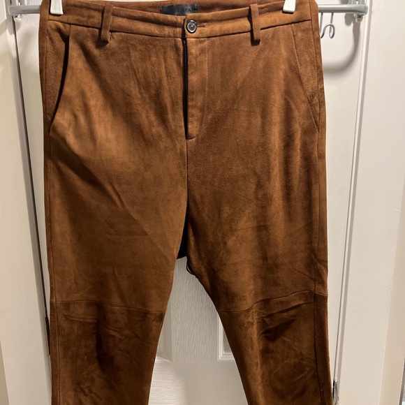 Nili Lotan Suede Paris pants - Picture 3 of 5